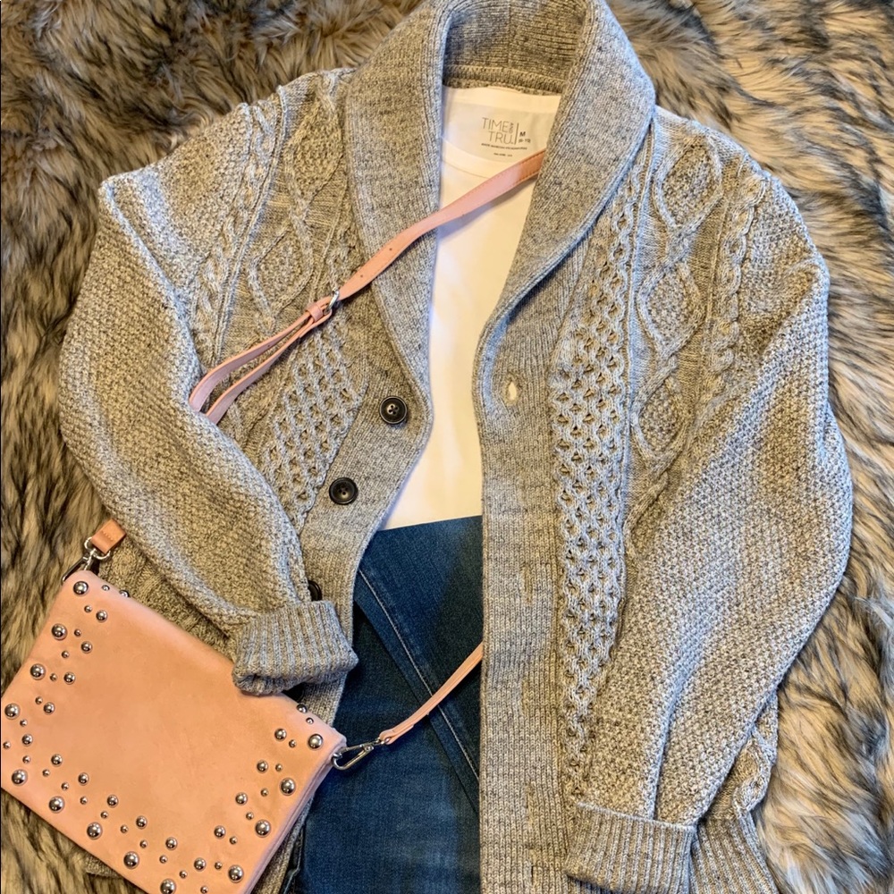 Cable knitted Gap Cardigan